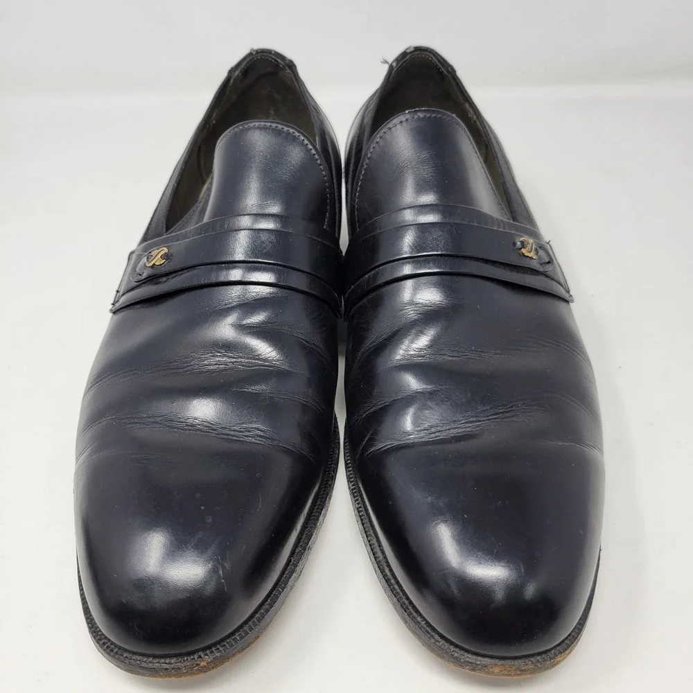 Wright Breather Arch Preserver Mens Black‎ Leather Loafers 10.5 D 802066B USA